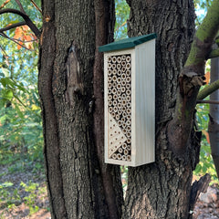 Wooden Insect Bug House Garden Hotel Bee Nesting Box for Outdoor Decor