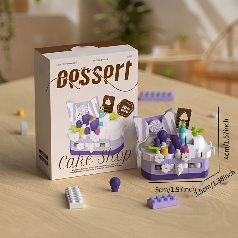 Birthday Cake Strawberry Building Blocks DIY Toy