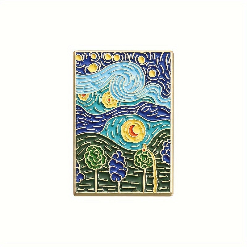 Funny Painting Duck Brooch Pins Cartoon Brooch Metal Badges Backpack Clothing Ac