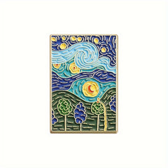 Funny Painting Duck Brooch Pins Cartoon Brooch Metal Badges Backpack Clothing Ac