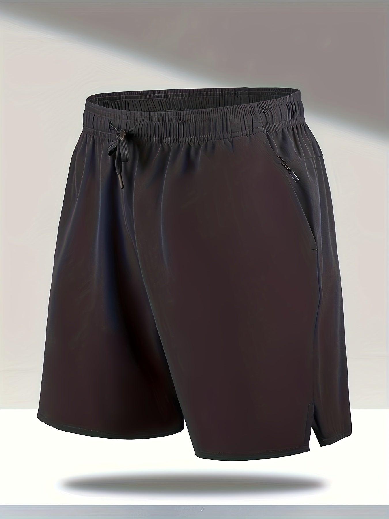 Men's Quick Dry Comfy Shorts with Zipper Pockets