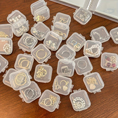 15pcs Mini Covered Square Storage Case for Earplugs Earrings