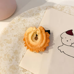 6pcs Girls Cookie Food Hair Clip Set