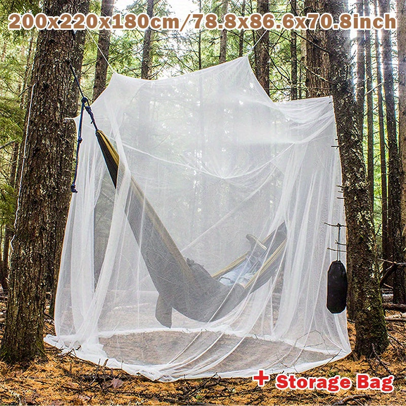 Mosquito Proof Camping Net with Storage Bag for Indoor and Outdoor Use