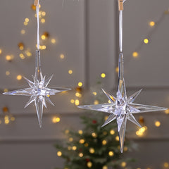 Acrylic Snowflake Christmas Tree Decorations Crystal Pendant