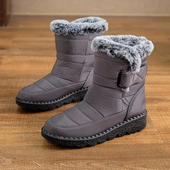 Women's Winter Snow Boots Waterproof Ankle Warm Slip on Outdoor Boots