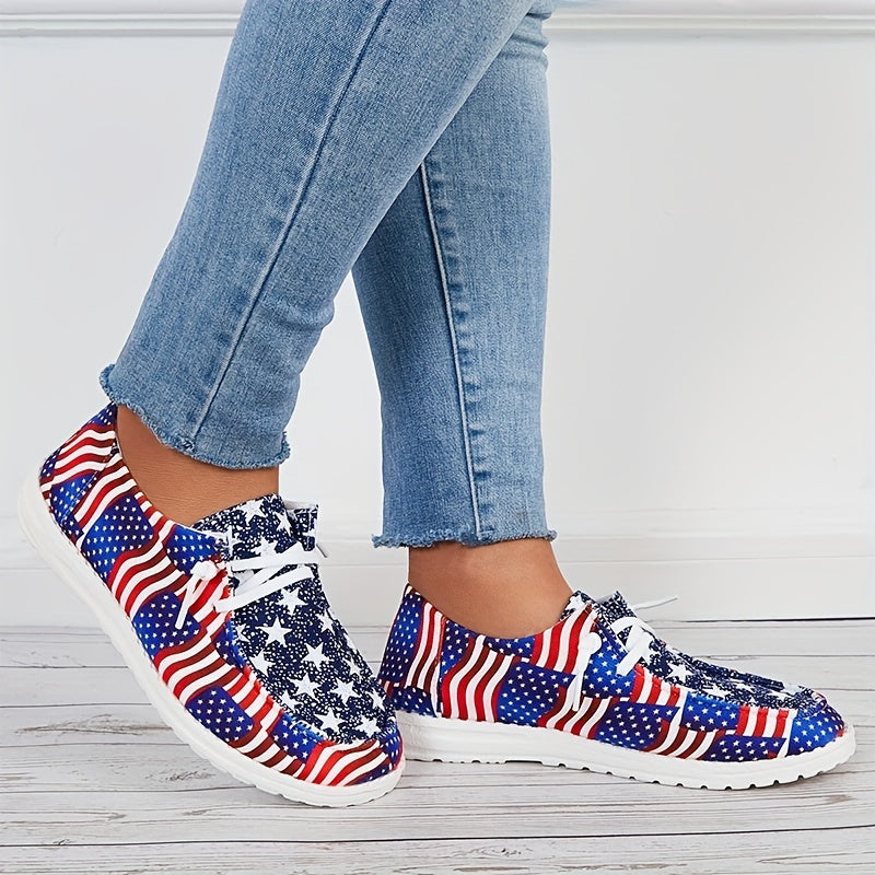Women's Star Comfort Canvas Shoes Lightweight Low Sports Shoes