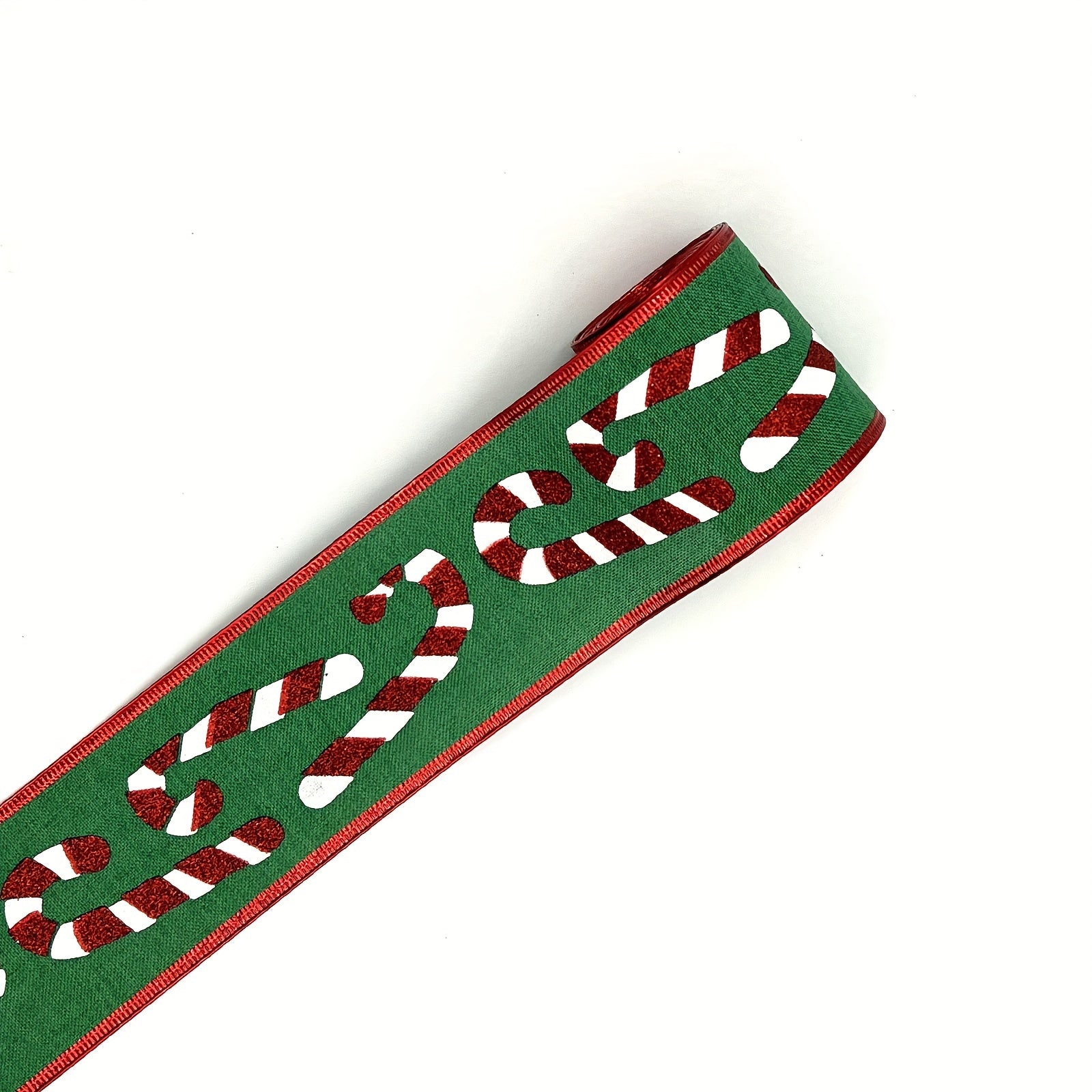 Christmas Ribbon Candy Cane Decorative Ribbon Wrapping Xmas Decorations