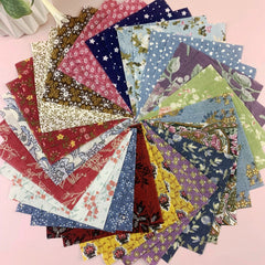 100 Pcs Dark Cloth Group DIY Patchwork 50 Colors 2 Pcs Random