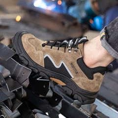 Men's High Top Mesh Safety Shoes with Steel Toe