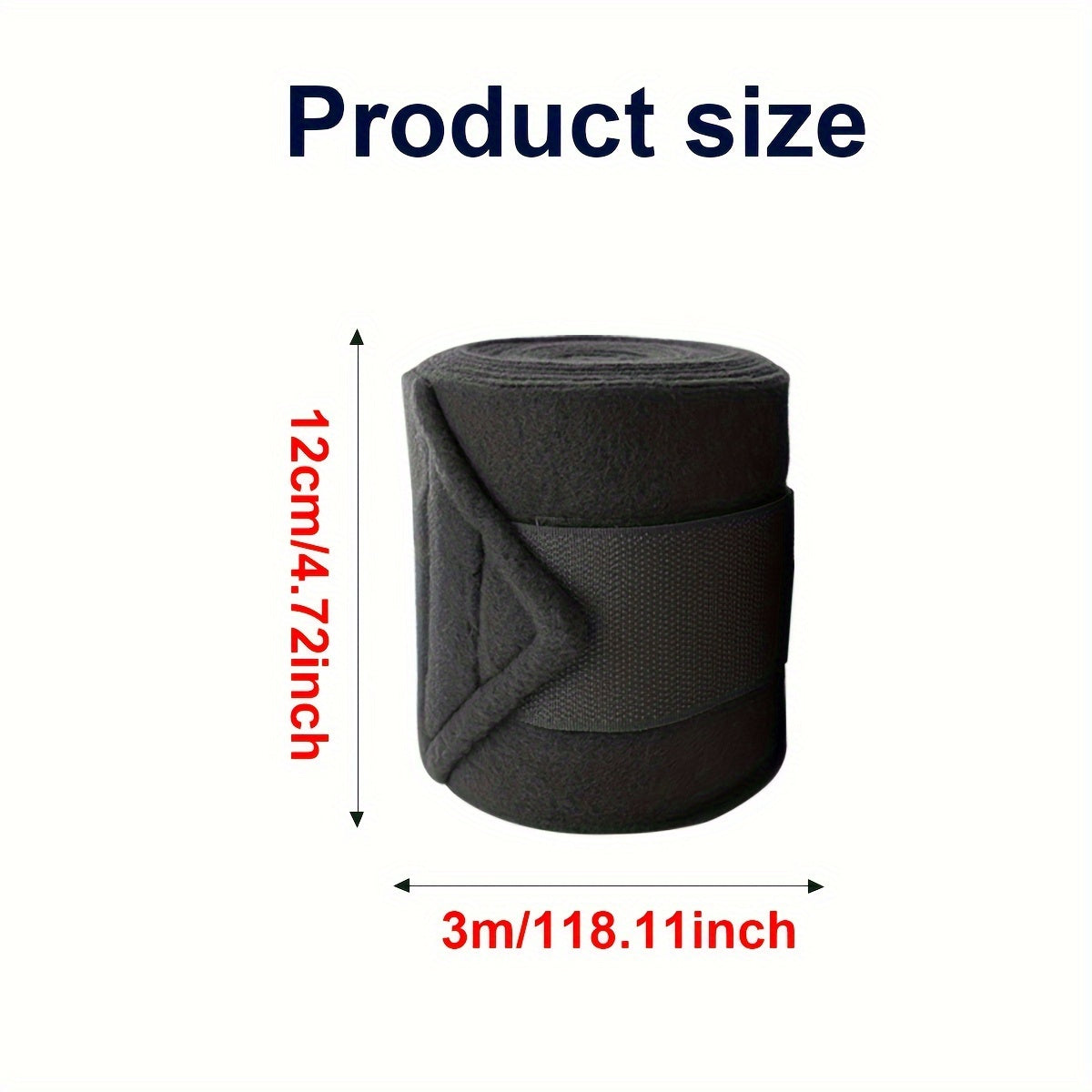 4pcs Horse Leg Warmers Leg Protectors for Tied Straps
