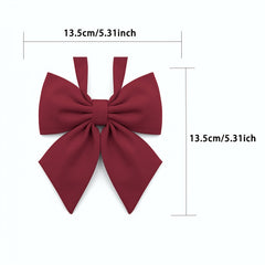 Solid Ladies Bow Tie Pre-tied Adjustable Bow Tie J K Cosplay