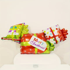2pcs Christmas Gift Balloons Thanksgiving Halloween Scene Decoration