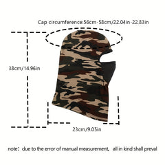 Camouflage Face Mask Unisex Balaclava UV Protection Warm Ski Mask