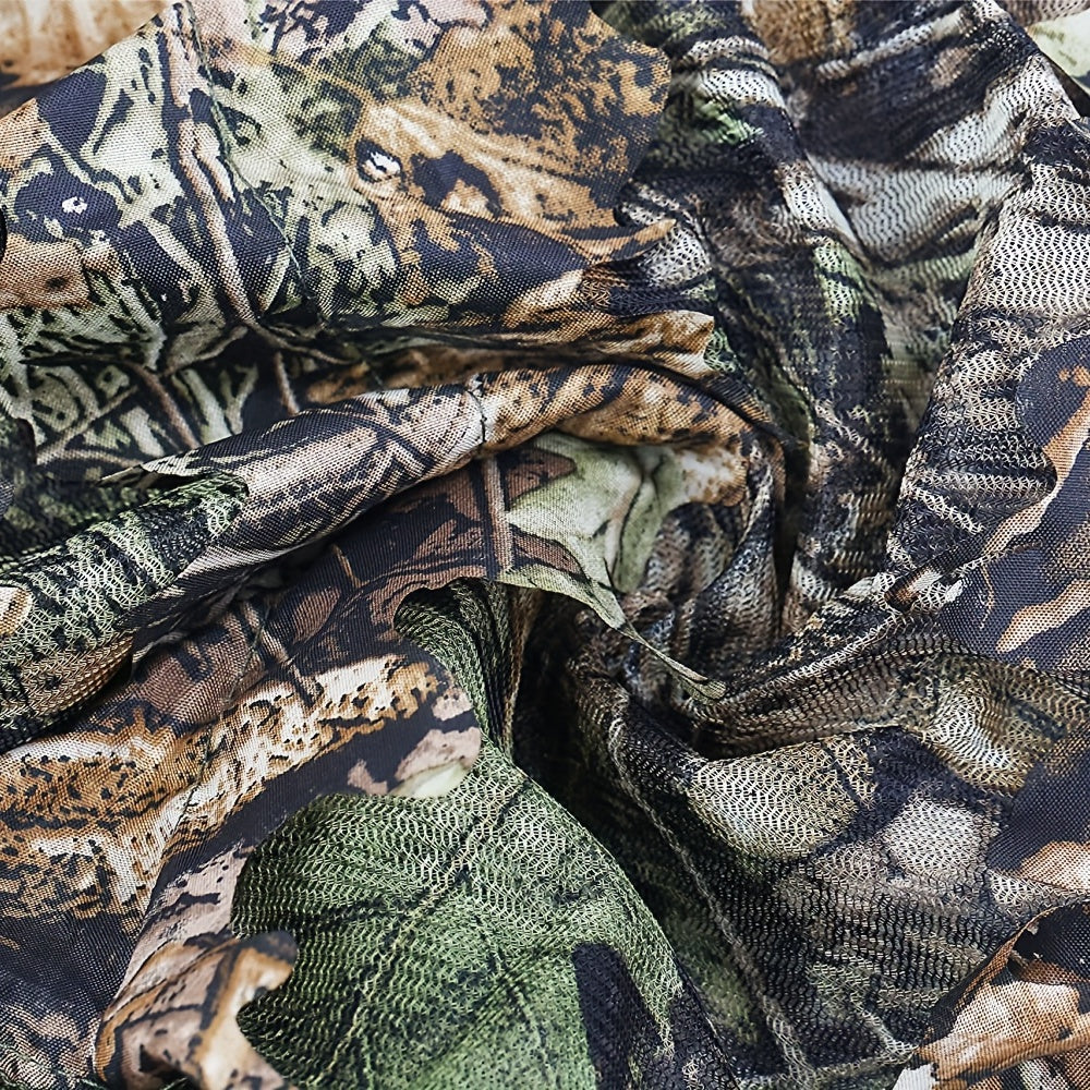 Leafy Camo Ghillie Face Cover 3D Hat Halloween Costume
