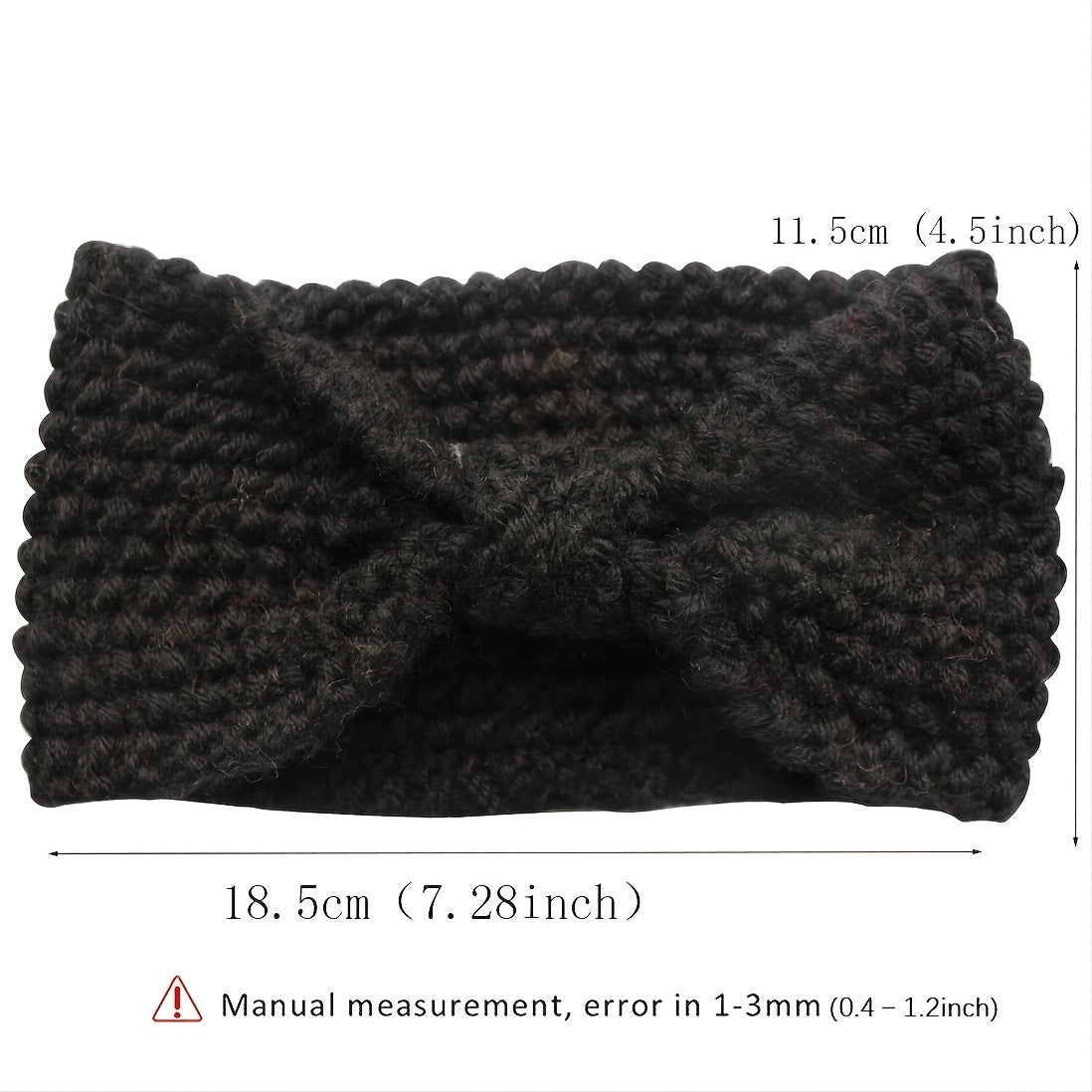 Vintage Winter Knitted Headband Hair Accessory Christmas
