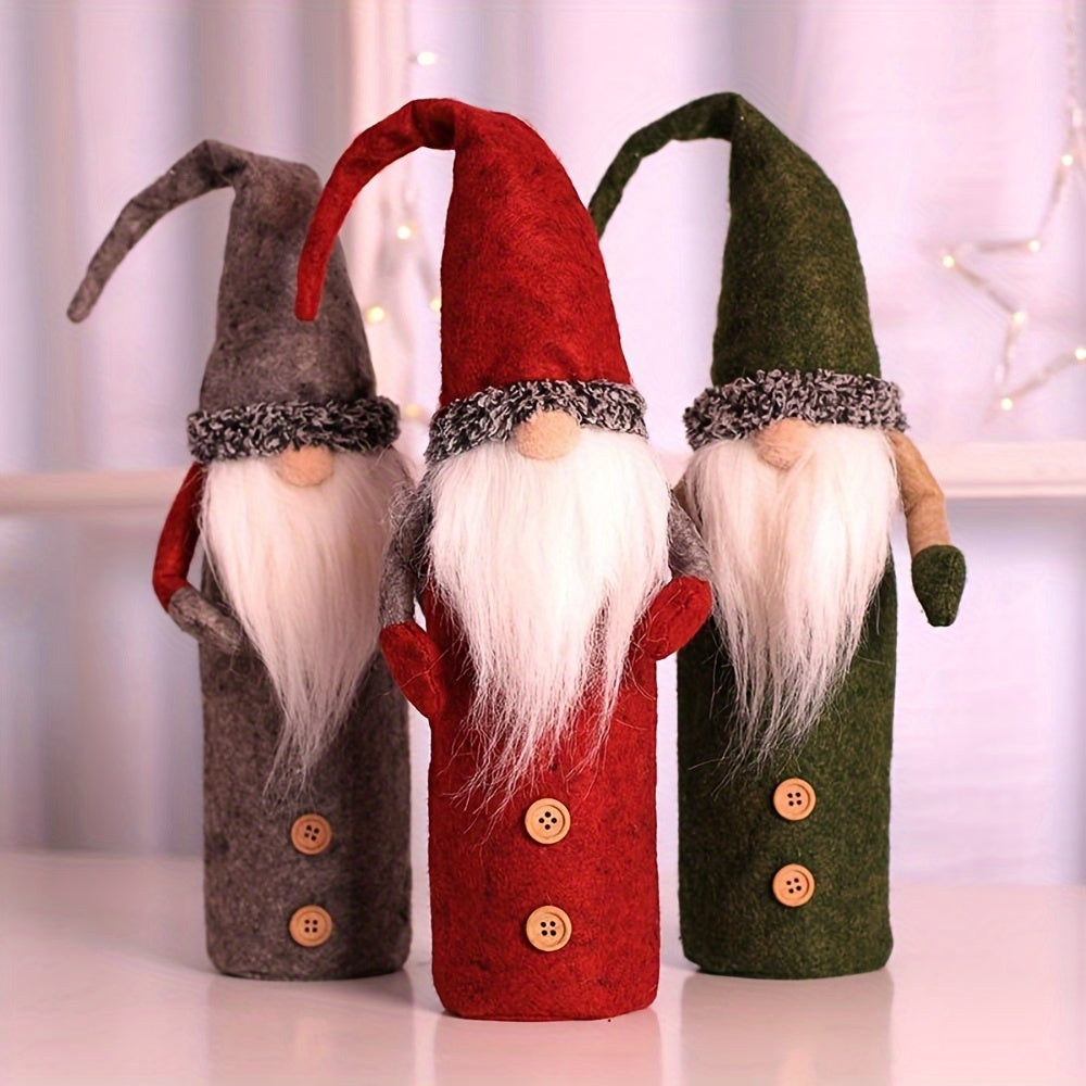 Christmas Rudolf Wine Bottle Bag Set
