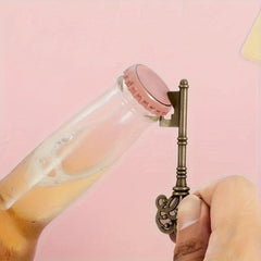 2pcs DIY Key Shape Bottle Opener Pendant Retro Accessories