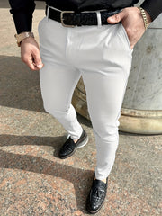 Solid Slim Men's Pants Europe And US Style Pencil Pants