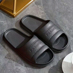 Men's Embossed 'Fashion' Slides Non Slip Slippers
