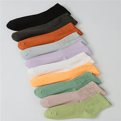 10 Pairs Mid Tube Socks Women's Stockings