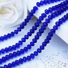 5x6mm Crystal Flat Faceted Beads DIY Glass Beads Bracelet Necklace
