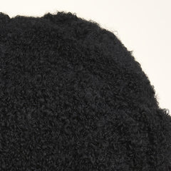 Ladies Short Fleece Hat Solid Outdoor Winter Warm Knitted Hat
