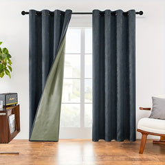 Blackout Velvet Curtains Room Decoration Large Window Blackout Velvet Curtain