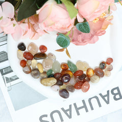 50g Agate Stone Gift - Colorful Natural Crystal 9-15mm