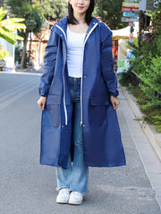 Hooded Raincoat for Women Camping Hiking Mountaineering
