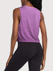 Sleeveless Sporty Top High Stretch Loose Fit Tank Top