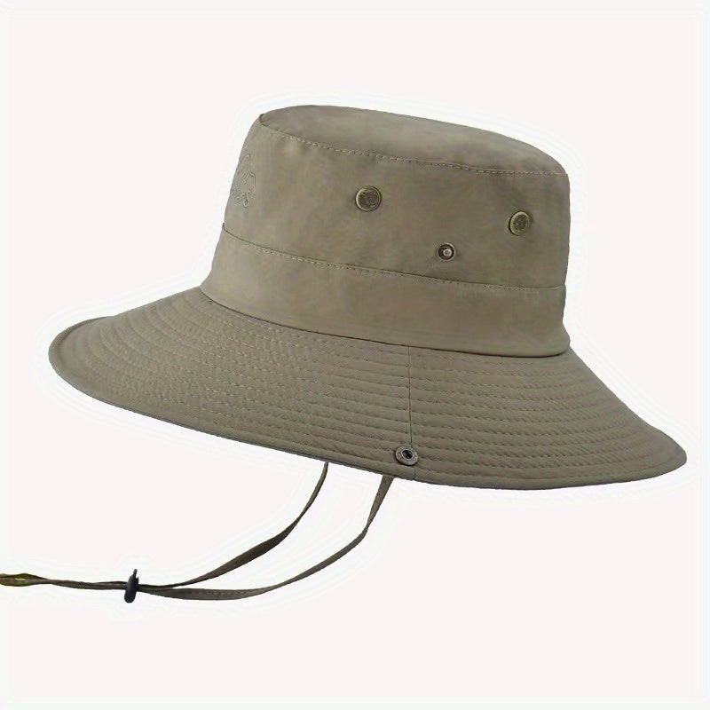 Outdoor Mountaineering Sunshade Hat for Summer with Large Brim