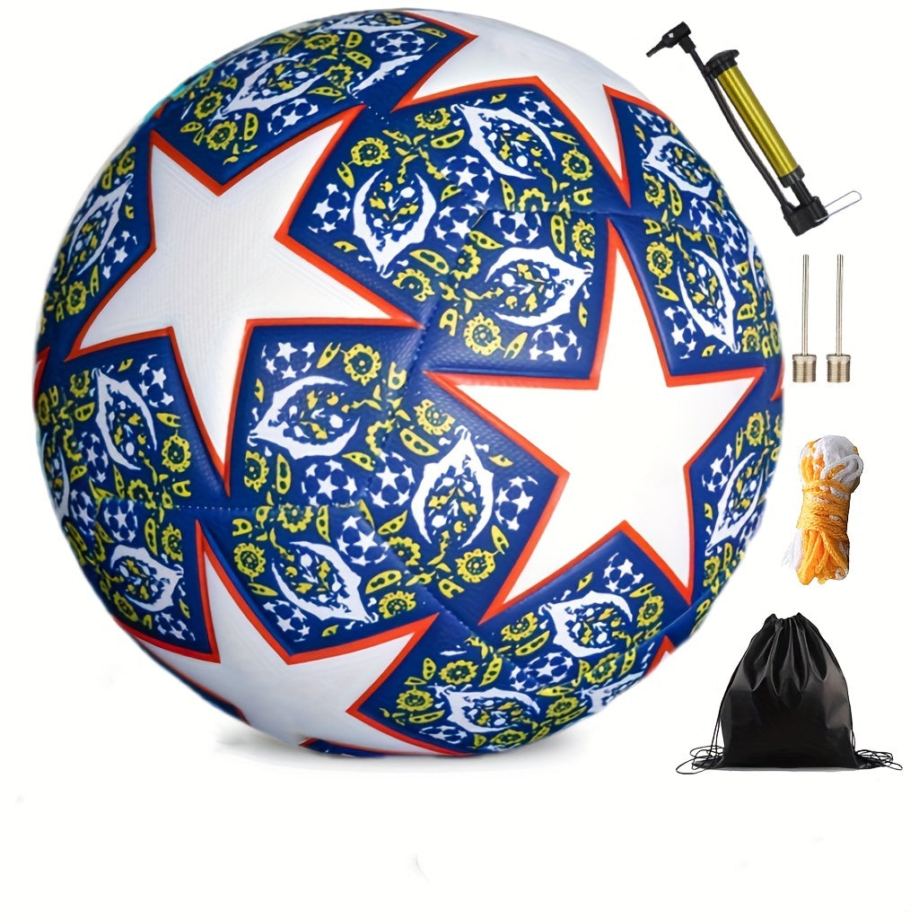 1pc No 5 PU Soccer Ball for Outdoor Competition Training