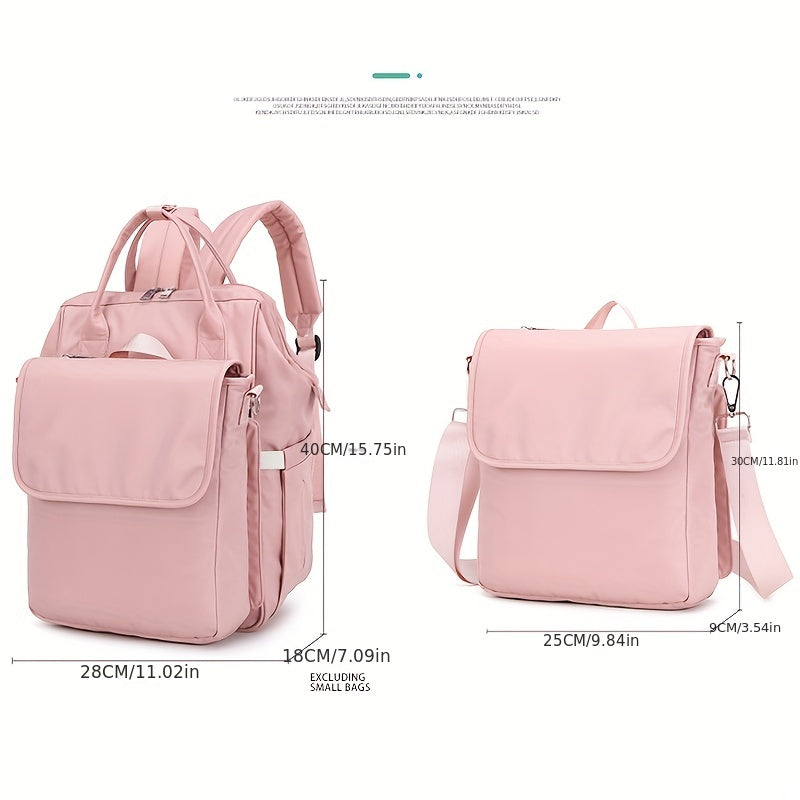 Detachable Mommy Bag Multifunctional Backpack Female Handbag