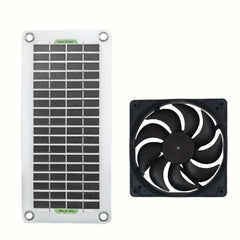 30W Solar Exhaust Fan Waterproof Durable Lightweight Easy to Use
