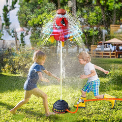 Rocket Suspended Water Sprinkler - Adjustable Height & Pressure