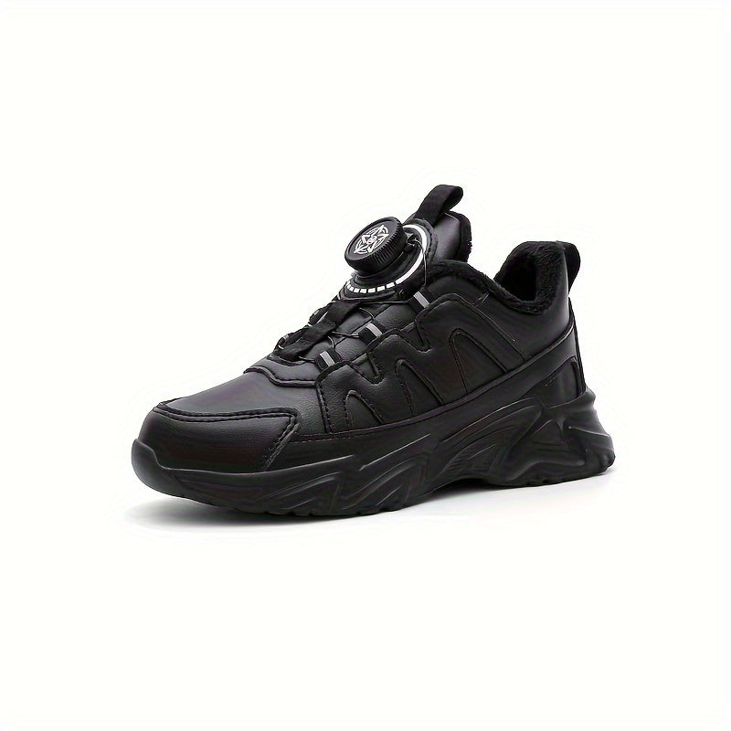 Chunky Boy's Shoes w/ Rotating Buckle Non Slip Sneakers