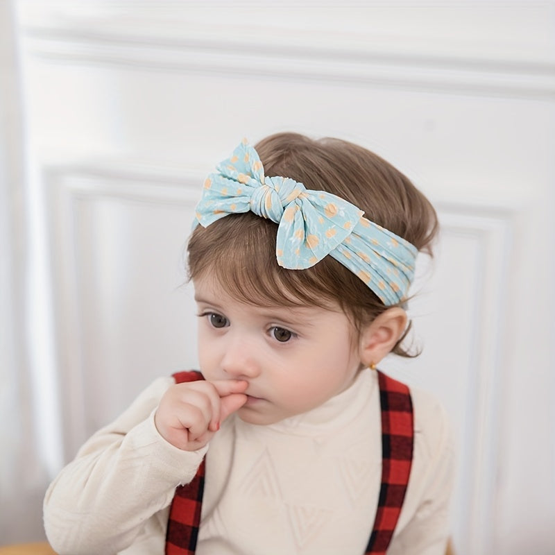 Baby Girls Floral Bowknot Headband Hair Accessories