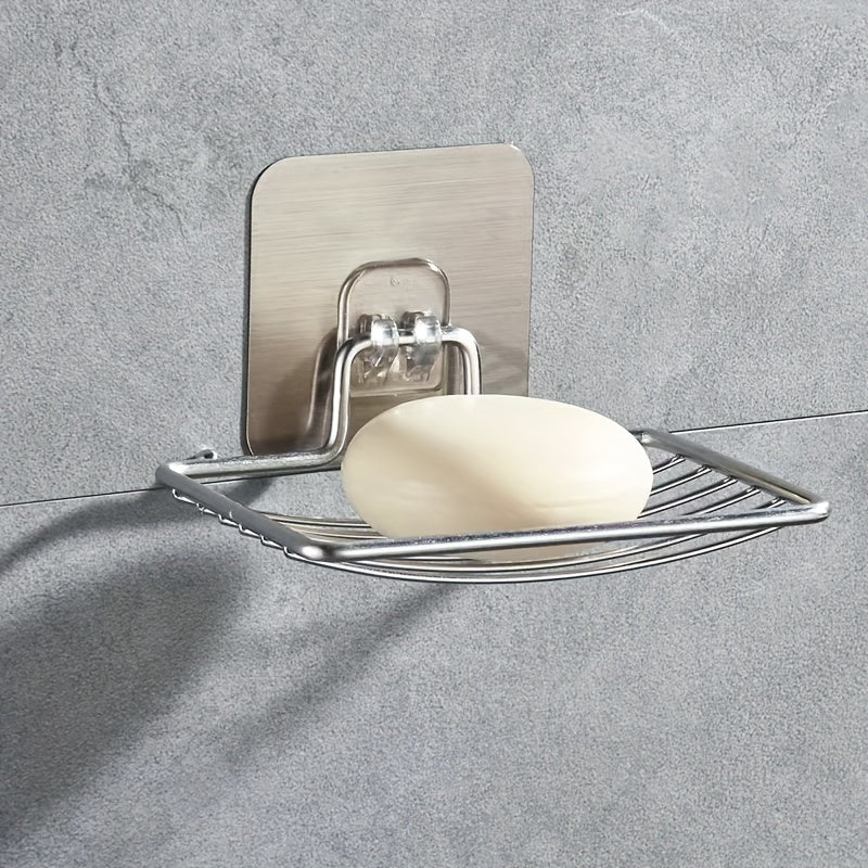 Suction Cup Soap Dish Holder Wall Hanging Bathroom Soap Shelf