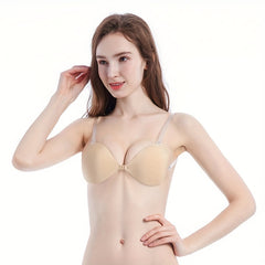 Invisible Push Up Silicone Bra Women's Lingerie