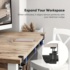 Adjustable Under Desk Keyboard Tray