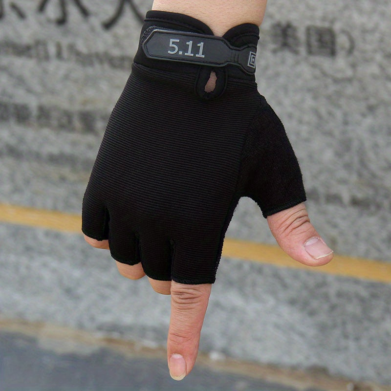 Tactical Non-slip Touch Screen Gloves Outdoor Sunscreen Half Finger Gloves