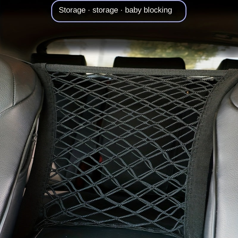 Car Net Pocket Seat Storage Stretch Net Pocket Car Storage Mesh Bag