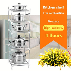 Stainless Steel Pot Holder for Cookware Storage