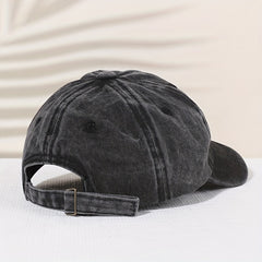 Casual Vintage ROCK CLUB Distressed Cap Sun Protection Comfortable Cap