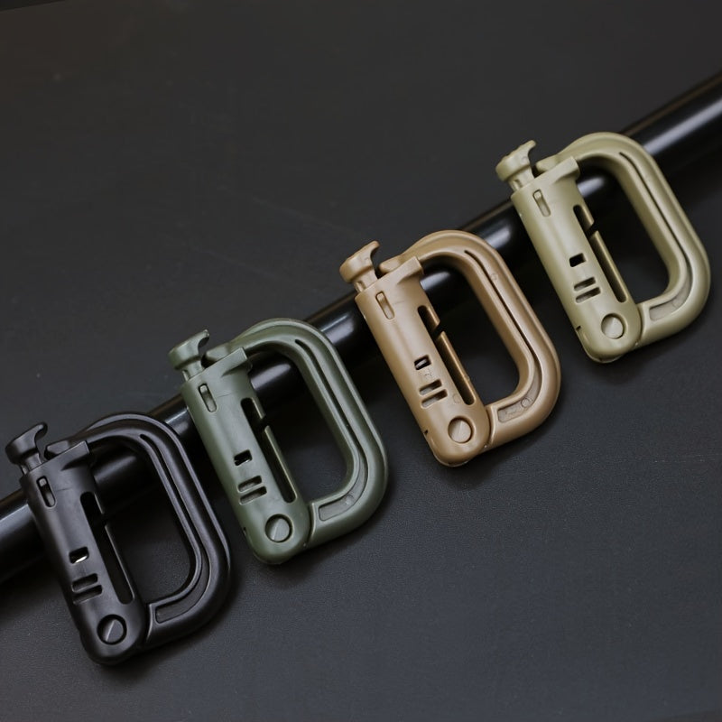 Climbing Carabiner 12pcs D Ring Shackle for Backpacks