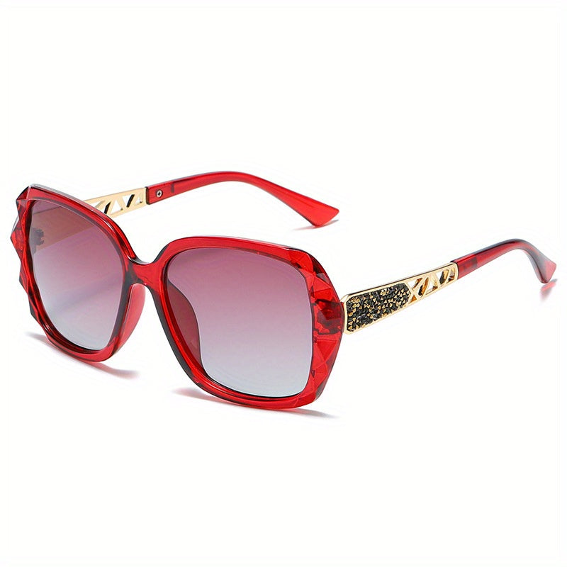 Cat Eye Sunglasses Gradient Lens Hollow Out Temple UV400