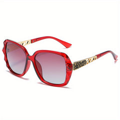 Cat Eye Sunglasses Gradient Lens Hollow Out Temple UV400