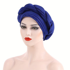 Big Turban Cap Classic Head Wrap Elastic Head Scarf Ramadan Hijab Hats
