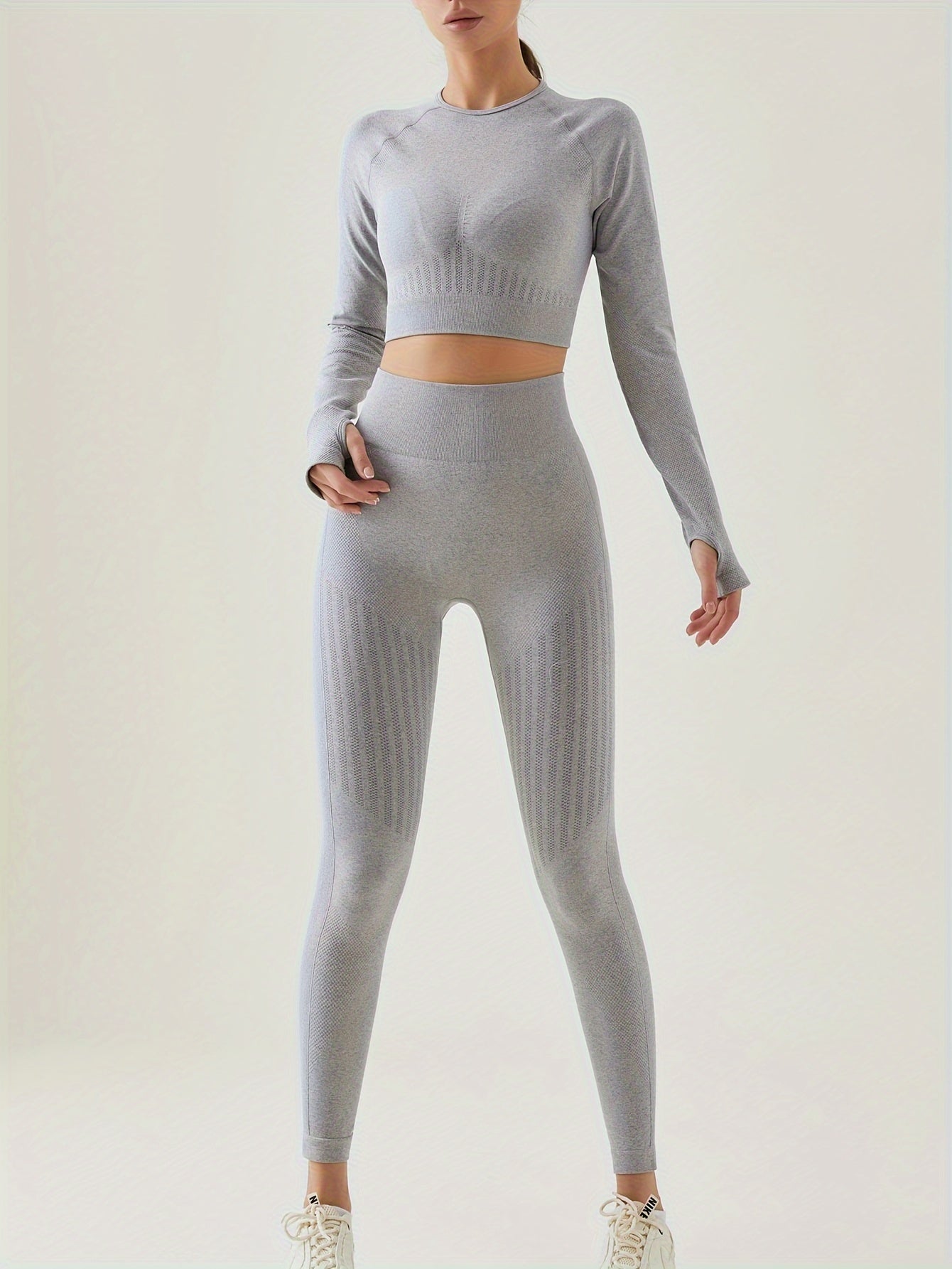 Yoga Set Crop Top & Leggings Activewear